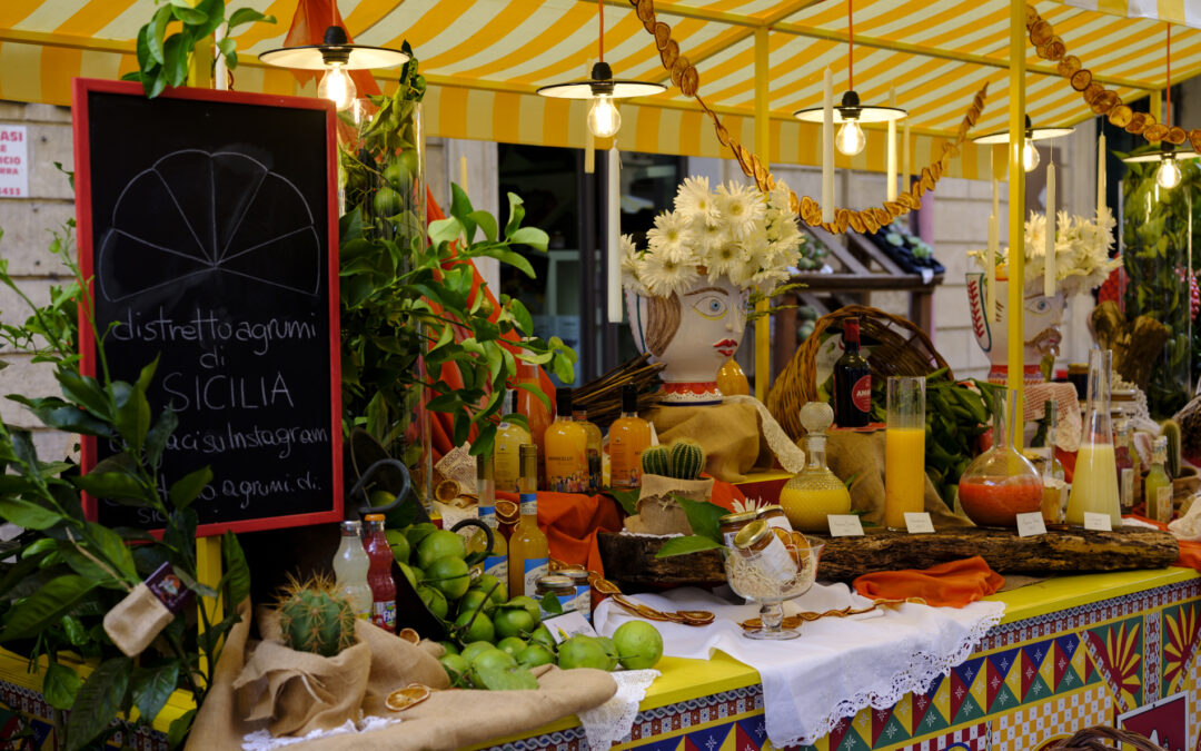 Caltagirone, grande successo per le eccellenze dell’agrumicoltura siciliana nell’evento della Regione e Dolce&Gabbana