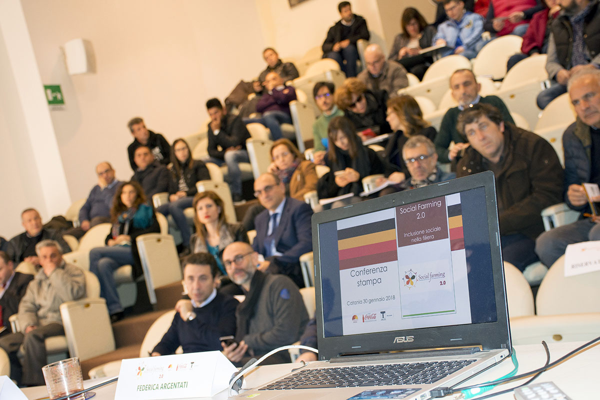 30/01/2018 - Conferenza stampa di presentazione Social Farming 2.0 - Catania