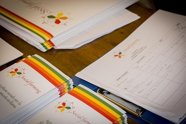 Social Farming project brochures