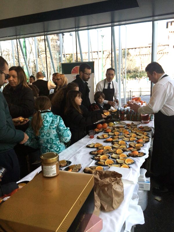 Stand Distretto Produttivo Agrumi di Sicilia al'Expo 2015 di Milano