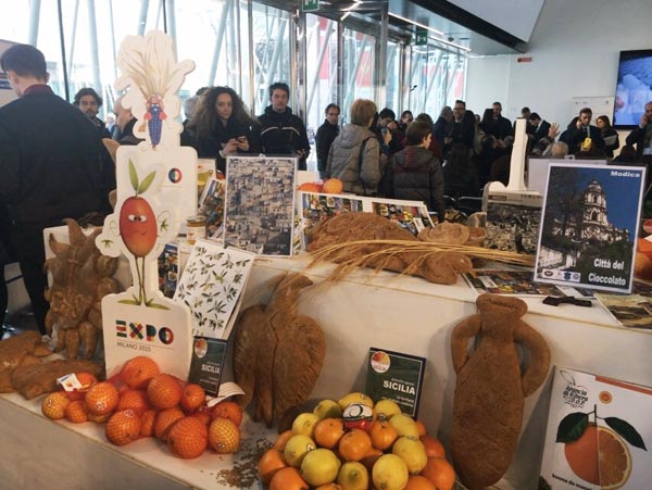 Stand Distretto Produttivo Agrumi di Sicilia al'Expo 2015 di Milano